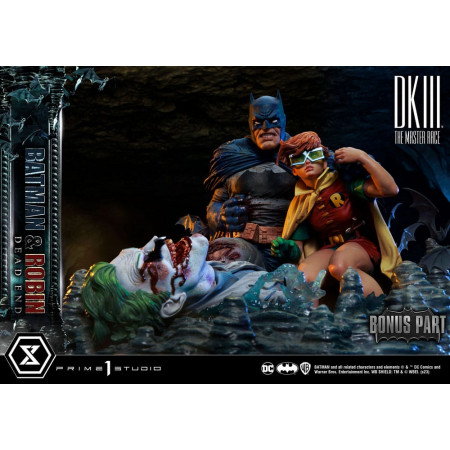 DC Comics Ultimate Premium Masterline Series socha 1/4 Batman & Robin Dead End Ultimate Bonus Version 61 cm